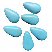 Synthetic Turquoise Cabochon, Teardrop, DIY, blue 