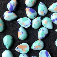 Synthetic Turquoise Cabochon, Teardrop, DIY 