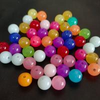 Jelly Style Acrylic Beads, Round, DIY [