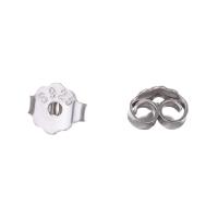 Sterling Silver Ear Nut Component, 925 Sterling Silver, hypo allergic 