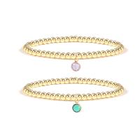 Fashion Zinc Alloy Bracelets, 2 pieces & fashion jewelry & for woman, golden, 55mm 