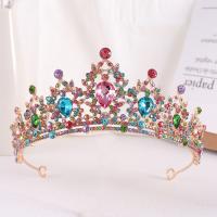 Bridal Tiaras, Zinc Alloy, fashion jewelry & for woman & with rhinestone, Inner Approx 140mm 