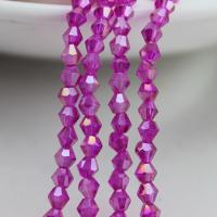 Glass Beads, plated, DIY Approx 115- [