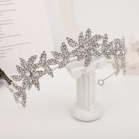 Bridal Tiaras, Zinc Alloy, fashion jewelry & for woman & with rhinestone Inner Approx 135mm 