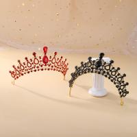 Bridal Tiaras, Zinc Alloy, fashion jewelry & for woman & with rhinestone Inner Approx 130mm 
