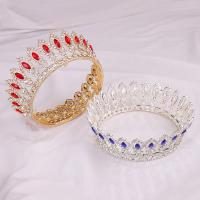 Bridal Tiaras, Zinc Alloy, fashion jewelry & for woman & with rhinestone Inner Approx 120mm 