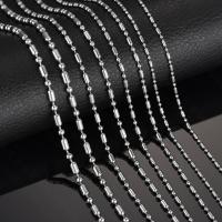 Stainless Steel Ball Chain, 304 Stainless Steel, DIY & Unisex original color [