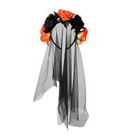 Bandeaux pour les cheveux, Fibre de polyester, avec Gaze, Halloween Design & pour femme, plus de couleurs à choisir Vendu par PC[