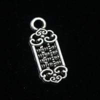 Zinc Alloy Jewelry Pendants, Abacus, antique silver color plated, vintage & DIY & hollow Approx 