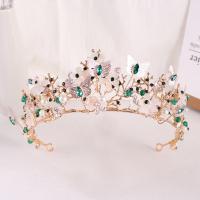 Bridal Tiaras, Zinc Alloy, with Crystal, plated, fashion jewelry & for woman & with rhinestone Inner Approx 150mm 