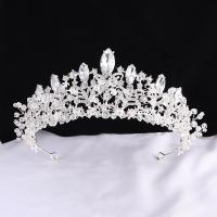 Bridal Tiaras, Zinc Alloy, with Crystal, fashion jewelry & for woman & with rhinestone Inner Approx 165mm 