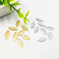 Stainless Steel Leaf Pendant, 304 Stainless Steel, plated, fashion jewelry & DIY [