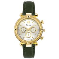 Wrap Watch, PU Leather, with Glass & 304 Stainless Steel & Zinc Alloy, gold color plated, Chinese movement & for woman Approx 235 mm [