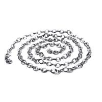 Stainless Steel Oval Chain, 304 Stainless Steel, Vacuum Ion Plating, DIY, 6.5mm Approx 5 m [