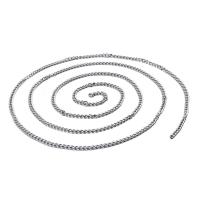 Stainless Steel Oval Chain, 304 Stainless Steel, Vacuum Ion Plating, DIY, 4.5mm [