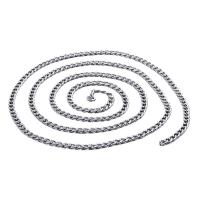 Stainless Steel Curb Chain, 304 Stainless Steel, Vacuum Ion Plating, DIY, 5mm m [