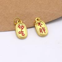 Zinc Alloy Jewelry Pendants, gold color plated, DIY Approx 