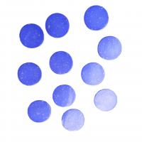 Cabochon de Turquoise synthétique, Rond, DIY, bleu, 15mm Vendu par sac