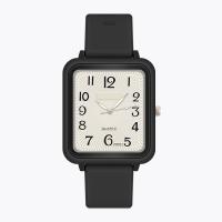Unisexe Armbanduhr, Silikon, mit Glas & 304 Edelstahl & Zinklegierung, Rechteck, plattiert, Modeschmuck & chinesische Bewegung, keine, 38x10mm, Länge:ca. 240 Millimeter, verkauft von PC