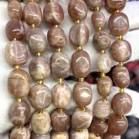 Sonnenstein Perle, Klumpen, DIY, gemischte Farben, 10x15mm, Länge:ca. 39 cm, verkauft von Strang