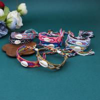 Friendship Bracelets, Polyester and Cotton, with Shell, fashion jewelry Approx 15-30 cm 