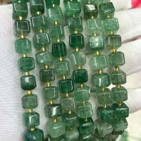 Mix Color Quartz Beads, Strawberry Quartz, Square, DIY & faceted, green, 8mm Approx 39 cm 