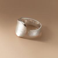 Brass Finger Ring, plated, fashion jewelry & Unisex, silver color 