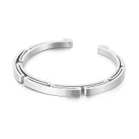 Stainless Steel Cuff Bangle, 304 Stainless Steel, Vacuum Ion Plating, for couple 