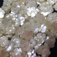 White Lip Shell Beads, Flower, DIY white [