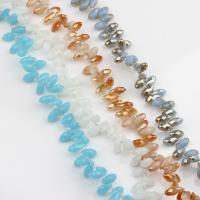 Teardrop Crystal Beads, polished, DIY & faceted Approx 38 cm 