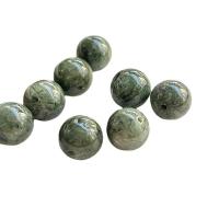 Rutilquarz Perlen, Rutilated Quarz, rund, DIY & verschiedene Größen vorhanden, grün, verkauft von PC
