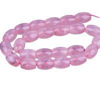 Natürliche Rosenquarz Perlen, Eimer, DIY & verschiedene Größen vorhanden, Länge:ca. 39 cm, verkauft von Strang