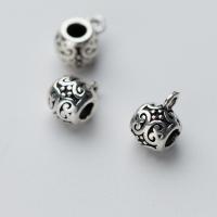 Sterling Silver Bail Beads, 925 Sterling Silver, plated, DIY, original color [