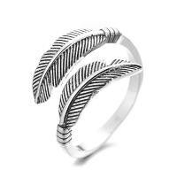 Brass Finger Ring, silver color plated, fashion jewelry & for woman, 17mm 