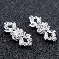 Zinc Alloy Shoes Clasp, fashion jewelry & for woman & with rhinestone 