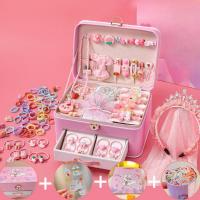 Children Hair Jewelry Set, PU Leather, fashion jewelry & for children [
