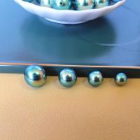 Imitation Pearl Plastic Beads, Plastic Pearl, Round, DIY & half-drilled, malachite green [
