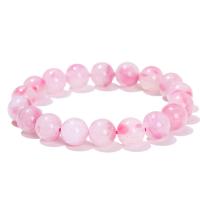 Rhodonite Bracelet, Round, fashion jewelry & for woman, pink Approx 18 cm 