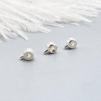 Sterling Silber Crimp Perlen, 925 Sterling Silber, Modeschmuck & DIY, keine, 4x3x2mm,0.8mm, verkauft von PC