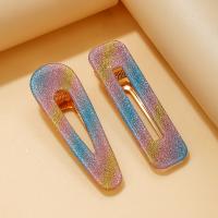 Alligator Hair Clip, Acrylic, gradient color & for woman 