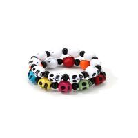 Plastic Jewelry Bracelet, Skull, 2 pieces & fashion jewelry & for woman Approx 7 Inch 
