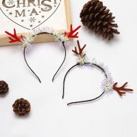 Christmas Headband, Plush, with Resin, Christmas Design & for woman [