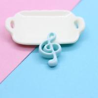 Mobile Phone DIY Decoration, Resin, Music Note, epoxy gel 
