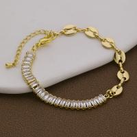 Rhinestone Brass Bracelets, fashion jewelry & for woman & with rhinestone 
