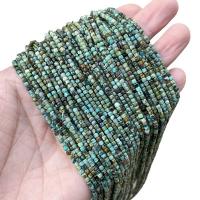 Naturelles perles Turquoise africaines, cadre, poli, DIY, 2mm, Environ Vendu par brin[