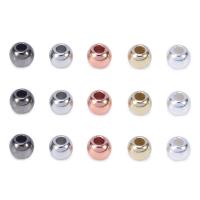 Plated CCB Plastic Beads, Copper Coated Plastic, DIY 6mm 