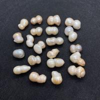 No Hole Cultured Freshwater Pearl Beads, irregular, DIY, mixed colors, 10-25mm 