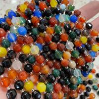 Natürliche Regenbogen Achat Perlen, DIY & verschiedene Größen vorhanden & facettierte, verkauft von Strang