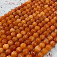 Natural Moonstone Beads, Orange Moonstone, Round, polished, DIY 