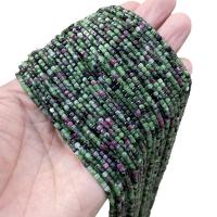 Ruby in Zoisite Beads, Square, polished, DIY, 2mm, Approx 